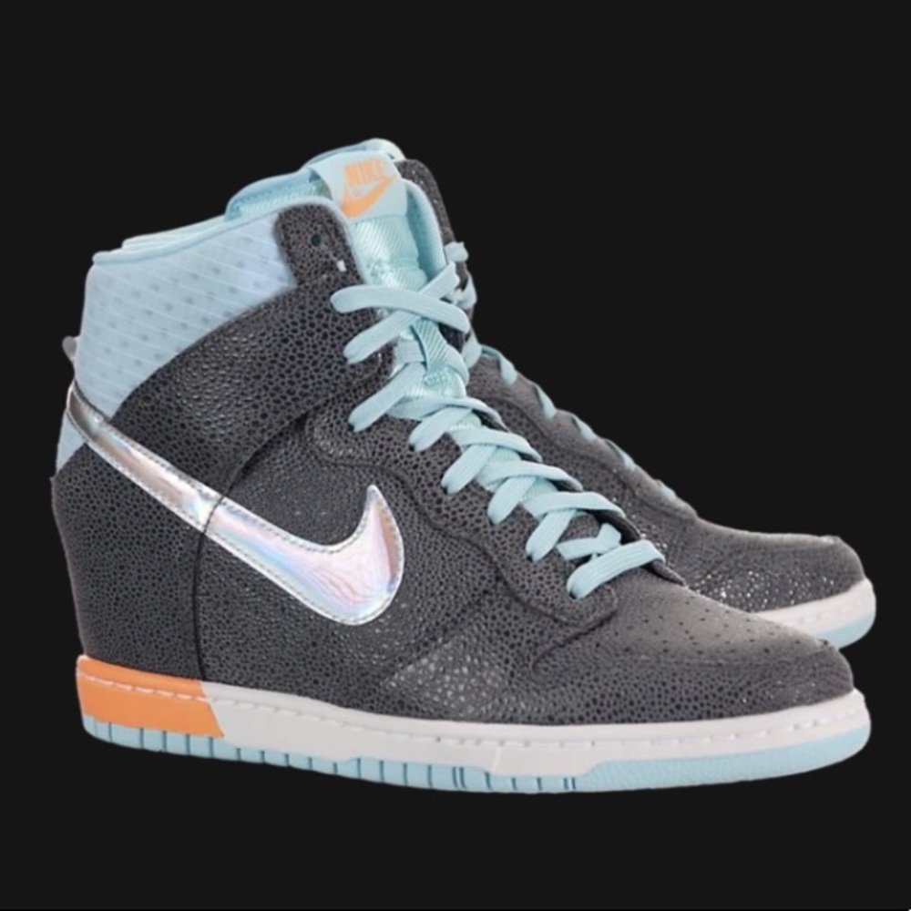 Nike Dunk Sky Hi Hidden Wedge Glacier Ice Sneaker